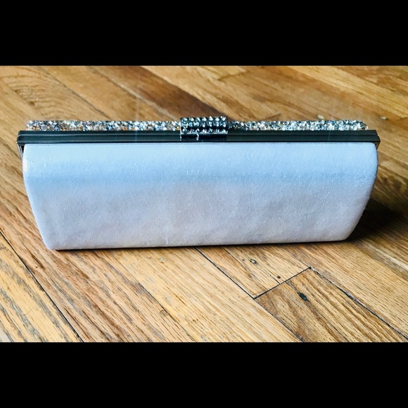 Sparkle Gala Clutch Silver and Tangerine - Picture 5 of 6